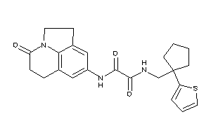 N-(ketoBLAHyl)-N'-[[1-(2-thienyl)cyclopentyl]methyl]oxamide
