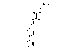 Image of N'-(2-furfuryl)-N-[2-(4-phenylpiperazino)ethyl]oxamide