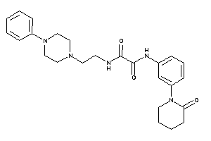 N-[3-(2-ketopiperidino)phenyl]-N'-[2-(4-phenylpiperazino)ethyl]oxamide