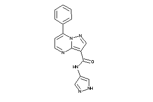 7-phenyl-N-(1H-pyrazol-4-yl)pyrazolo[1,5-a]pyrimidine-3-carboxamide