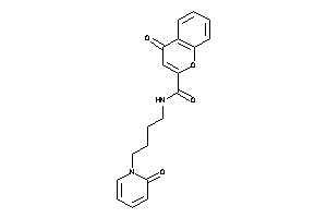 Image of 4-keto-N-[4-(2-keto-1-pyridyl)butyl]chromene-2-carboxamide