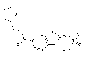 Image of 2,2-diketo-N-(tetrahydrofurfuryl)-3,4-dihydro-[1,2,4]thiadiazino[3,4-b][1,3]benzothiazole-8-carboxamide