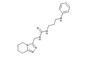 1-(3-anilinopropyl)-3-(5,6,7,8-tetrahydro-[1,2,4]triazolo[4,3-a]pyridin-3-ylmethyl)urea