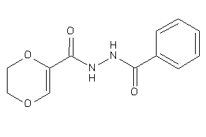 Image of N'-benzoyl-2,3-dihydro-1,4-dioxine-5-carbohydrazide