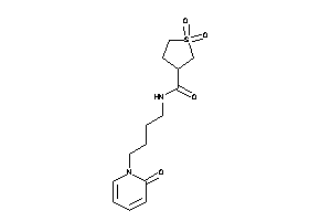 1,1-diketo-N-[4-(2-keto-1-pyridyl)butyl]thiolane-3-carboxamide