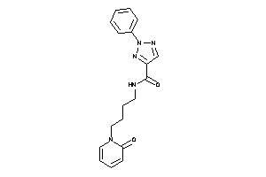 N-[4-(2-keto-1-pyridyl)butyl]-2-phenyl-triazole-4-carboxamide