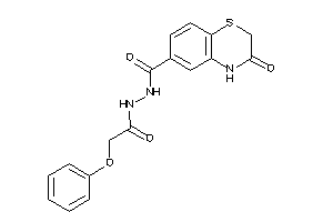 3-keto-N'-(2-phenoxyacetyl)-4H-1,4-benzothiazine-6-carbohydrazide