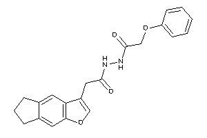 N'-[2-(6,7-dihydro-5H-cyclopenta[f]benzofuran-3-yl)acetyl]-2-phenoxy-acetohydrazide