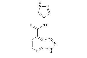 N-(1H-pyrazol-4-yl)-1H-pyrazolo[3,4-b]pyridine-4-carboxamide