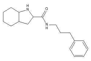 N-(3-phenylpropyl)-2,3,3a,4,5,6,7,7a-octahydro-1H-indole-2-carboxamide