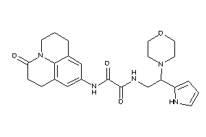 Image of N-(ketoBLAHyl)-N'-[2-morpholino-2-(1H-pyrrol-2-yl)ethyl]oxamide