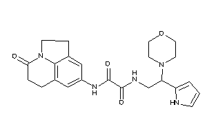 Image of N-(ketoBLAHyl)-N'-[2-morpholino-2-(1H-pyrrol-2-yl)ethyl]oxamide