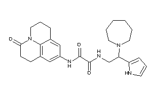 N'-[2-(azepan-1-yl)-2-(1H-pyrrol-2-yl)ethyl]-N-(ketoBLAHyl)oxamide