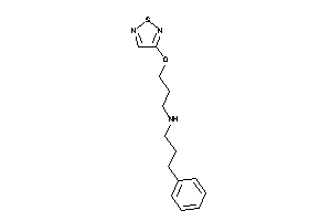 3-phenylpropyl-[3-(1,2,5-thiadiazol-3-yloxy)propyl]amine