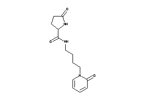 5-keto-N-[4-(2-keto-1-pyridyl)butyl]pyrrolidine-2-carboxamide