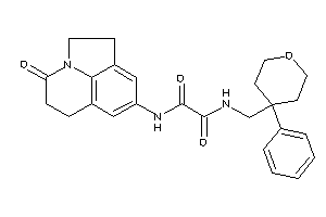 N-(ketoBLAHyl)-N'-[(4-phenyltetrahydropyran-4-yl)methyl]oxamide