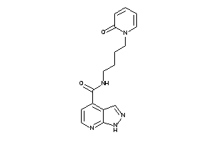 N-[4-(2-keto-1-pyridyl)butyl]-1H-pyrazolo[3,4-b]pyridine-4-carboxamide