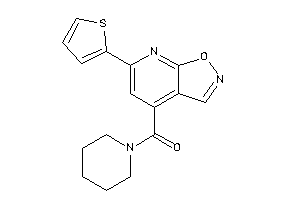 Image of Piperidino-[6-(2-thienyl)isoxazolo[5,4-b]pyridin-4-yl]methanone