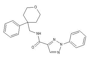 2-phenyl-N-[(4-phenyltetrahydropyran-4-yl)methyl]triazole-4-carboxamide