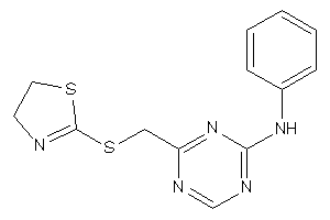 Phenyl-[4-[(2-thiazolin-2-ylthio)methyl]-s-triazin-2-yl]amine