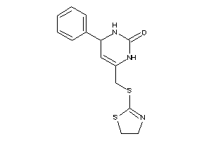 Image of 4-phenyl-6-[(2-thiazolin-2-ylthio)methyl]-3,4-dihydro-1H-pyrimidin-2-one