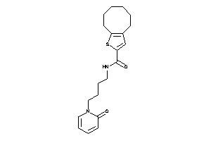 N-[4-(2-keto-1-pyridyl)butyl]-4,5,6,7,8,9-hexahydrocycloocta[b]thiophene-2-carboxamide