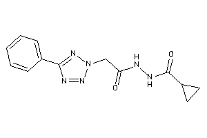 N'-[2-(5-phenyltetrazol-2-yl)acetyl]cyclopropanecarbohydrazide