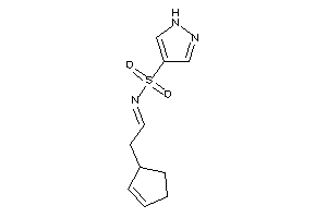 N-(2-cyclopent-2-en-1-ylethylidene)-1H-pyrazole-4-sulfonamide