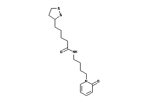 5-(dithiolan-3-yl)-N-[4-(2-keto-1-pyridyl)butyl]valeramide