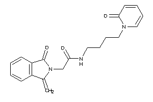 2-(1-keto-3-methylene-isoindolin-2-yl)-N-[4-(2-keto-1-pyridyl)butyl]acetamide