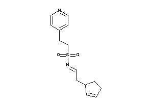 N-(2-cyclopent-2-en-1-ylethylidene)-2-(4-pyridyl)ethanesulfonamide