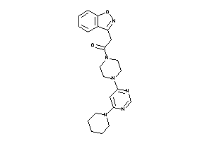 2-indoxazen-3-yl-1-[4-(6-piperidinopyrimidin-4-yl)piperazino]ethanone