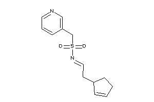 N-(2-cyclopent-2-en-1-ylethylidene)-1-(3-pyridyl)methanesulfonamide