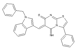 6-[(1-benzylindol-3-yl)methylene]-5-imino-3-phenyl-thiazolo[3,2-a]pyrimidin-7-one