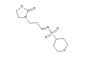 N-[3-(2-ketothiazolidin-3-yl)propylidene]tetrahydropyran-4-sulfonamide