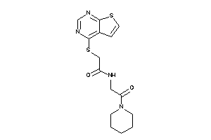 N-(2-keto-2-piperidino-ethyl)-2-(thieno[2,3-d]pyrimidin-4-ylthio)acetamide