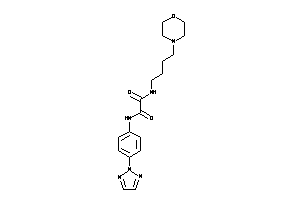 N-(4-morpholinobutyl)-N'-[4-(triazol-2-yl)phenyl]oxamide