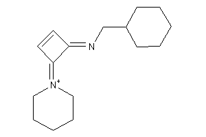 Cyclohexylmethyl-(4-piperidin-1-ium-1-ylidenecyclobut-2-en-1-ylidene)amine