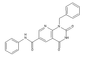 1-benzyl-2,4-diketo-N-phenyl-pyrido[2,3-d]pyrimidine-6-carboxamide