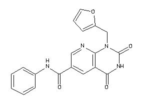 1-(2-furfuryl)-2,4-diketo-N-phenyl-pyrido[2,3-d]pyrimidine-6-carboxamide