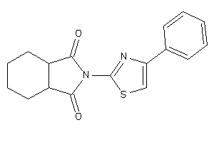 2-(4-phenylthiazol-2-yl)-3a,4,5,6,7,7a-hexahydroisoindole-1,3-quinone