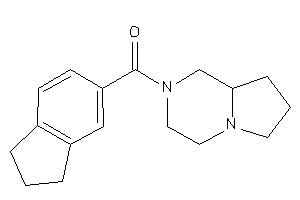 3,4,6,7,8,8a-hexahydro-1H-pyrrolo[1,2-a]pyrazin-2-yl(indan-5-yl)methanone