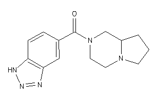 3,4,6,7,8,8a-hexahydro-1H-pyrrolo[1,2-a]pyrazin-2-yl(1H-benzotriazol-5-yl)methanone