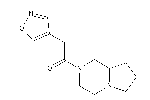 1-(3,4,6,7,8,8a-hexahydro-1H-pyrrolo[1,2-a]pyrazin-2-yl)-2-isoxazol-4-yl-ethanone