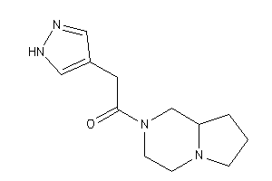 1-(3,4,6,7,8,8a-hexahydro-1H-pyrrolo[1,2-a]pyrazin-2-yl)-2-(1H-pyrazol-4-yl)ethanone