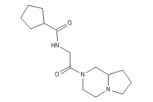 Image of N-[2-(3,4,6,7,8,8a-hexahydro-1H-pyrrolo[1,2-a]pyrazin-2-yl)-2-keto-ethyl]cyclopentanecarboxamide