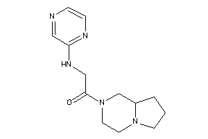 Image of 1-(3,4,6,7,8,8a-hexahydro-1H-pyrrolo[1,2-a]pyrazin-2-yl)-2-(pyrazin-2-ylamino)ethanone