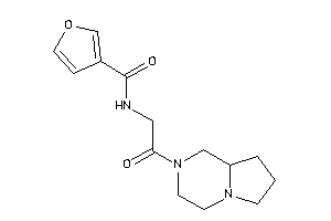 Image of N-[2-(3,4,6,7,8,8a-hexahydro-1H-pyrrolo[1,2-a]pyrazin-2-yl)-2-keto-ethyl]-3-furamide