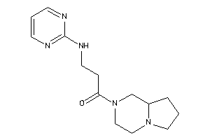 Image of 1-(3,4,6,7,8,8a-hexahydro-1H-pyrrolo[1,2-a]pyrazin-2-yl)-3-(2-pyrimidylamino)propan-1-one