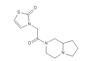 Image of 3-[2-(3,4,6,7,8,8a-hexahydro-1H-pyrrolo[1,2-a]pyrazin-2-yl)-2-keto-ethyl]-4-thiazolin-2-one